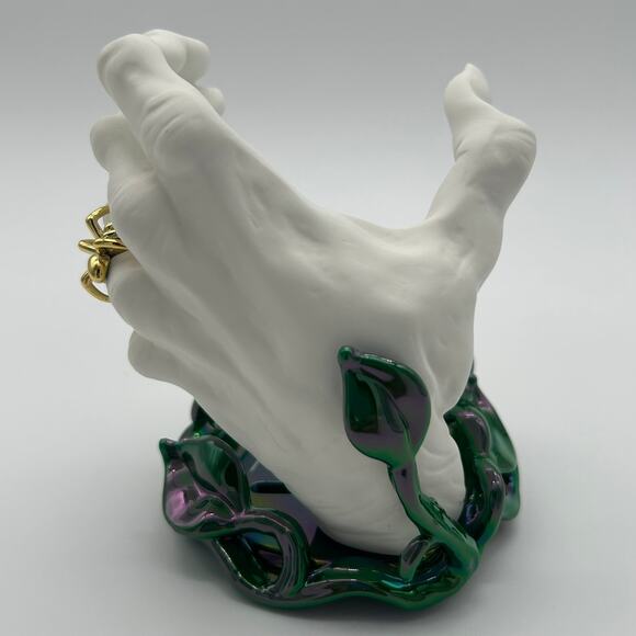 Bath & Body Works Skeleton Hand Soap Holder Spider Ring Halloween - Picture 2 of 6